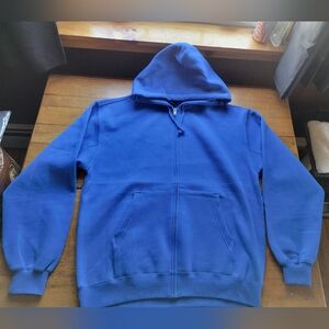 Beimar Large Royal Blue Zip Hoodie NWOT